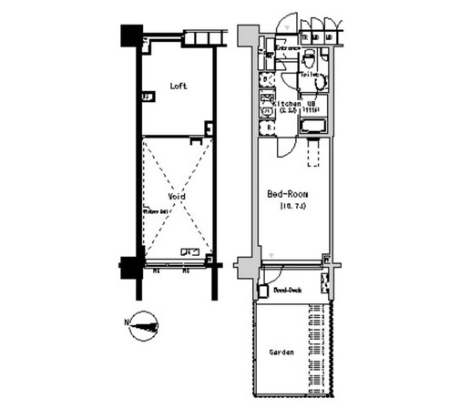 パークアクシス辰巳ステージの物件間取画像
